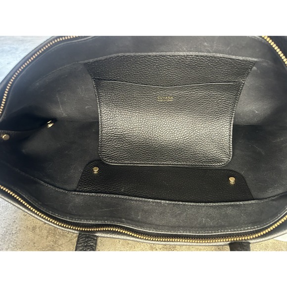 Cuyana Original Classic Zipper Black Tote Bag New With Dust Bag - Picture 10 of 13